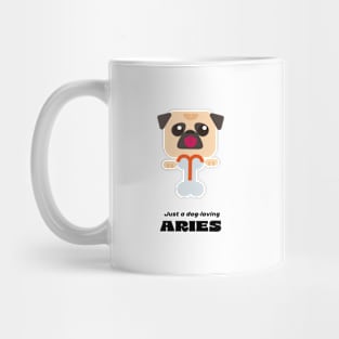 Just a dog-loving Aries Mug